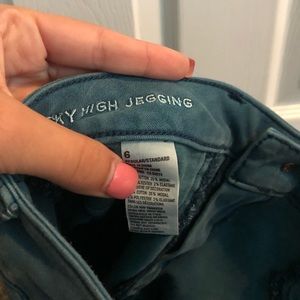 American Eagle Outfitters Jeans - American Eagle Green High Rise Jeggings American Eagle Outfitters Jeans - American Eagle Green High Rise Jeggings